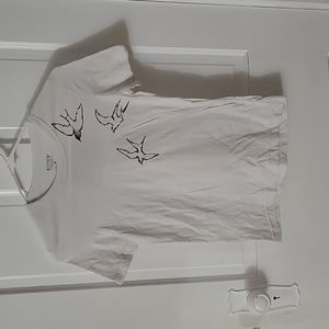 Bitten tshirt white size M
